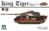 SdKfz. 182 King Tiger Henschel Turret w/Zimmerit w/New Track Parts, Takom 2045S