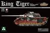 Sd.Kfz.182 King Tiger Porsche Turret w/Zimmerit w/New Track Parts, Takom 2046S