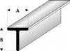 T-beam 1,50 x 1,50 - length 100 cm, Maquett-styrene profiles 413-51/3
