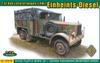 2,5t 6x6 Lastkraftwagen (LKW) Einheints-Diesel