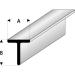 Plastic profiles T beam 5 x 5mm, Maquett-styrene profiles 413-57/3